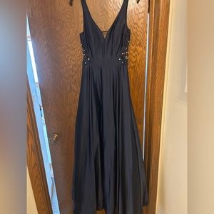 Blue prom dress